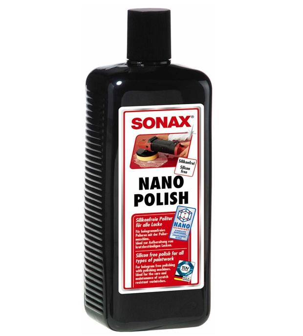 Đánh bóng bước 2 NANO nhanh bằng máy Sonax 209300